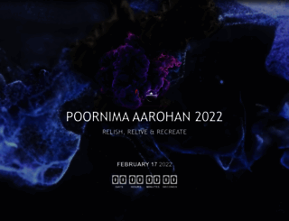 aarohan.poornima.org screenshot