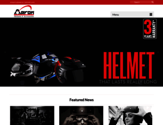aaron-helmet.com screenshot