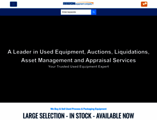 aaronequipment.com screenshot