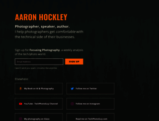 aaronhockley.com screenshot