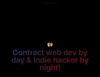 aaronlumsden.com screenshot