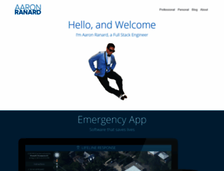 aaronranard.com screenshot