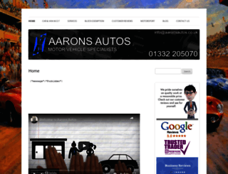 aaronsautos.co.uk screenshot