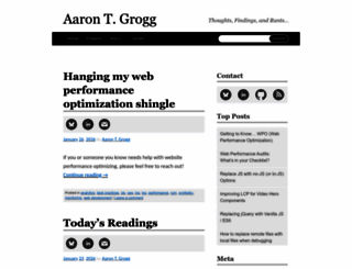 aarontgrogg.com screenshot