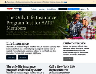 aarp-lifeinsurance.com screenshot