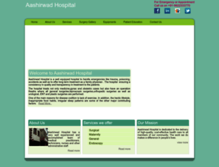aashirwadhospital.in screenshot