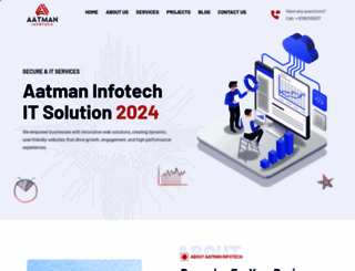 aatmaninfotech.com screenshot