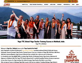 aatmyogashala.org screenshot