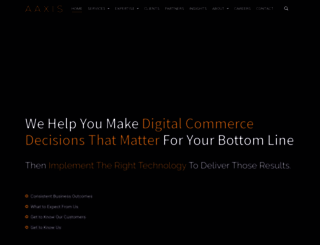 aaxiscommerce.com screenshot