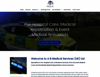 ab-medical.co.uk screenshot