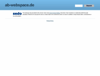 ab-webspace.de screenshot