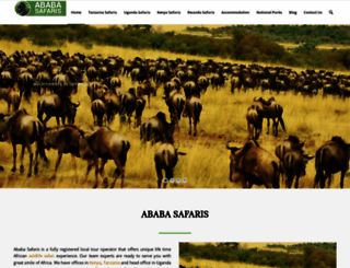 ababasafaris.com screenshot