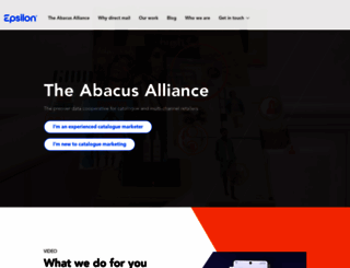 abacus.epsilon.com screenshot