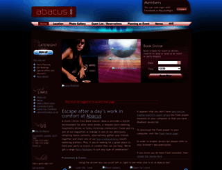 abacusbar.co.uk screenshot