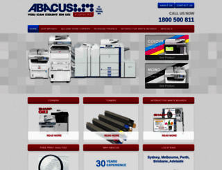 abacuscopiers.com.au screenshot