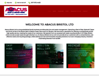 abacuswaste.co.uk screenshot