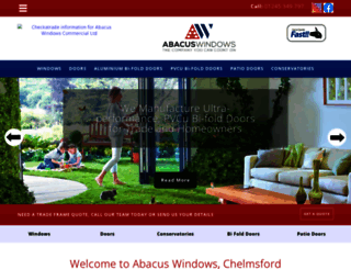 abacuswindows.co.uk screenshot