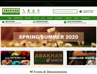 abakhan-fabrics.com screenshot