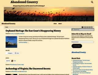 abandonedcountry.com screenshot