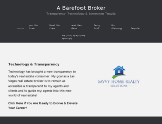 abarefootbroker.com screenshot