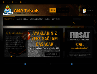 abateknik.com screenshot