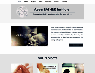 abbafatherinstitute.org screenshot