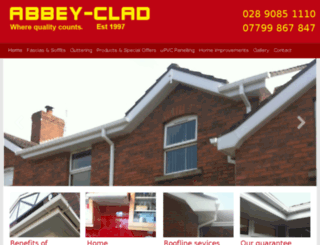 abbey-clad.co.uk screenshot