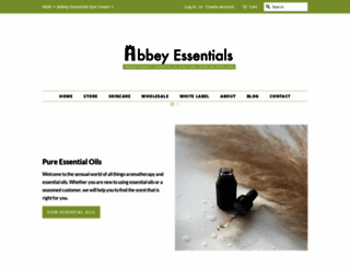 abbey-essentials.myshopify.com screenshot
