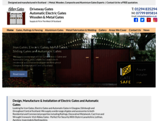 abbey-gates.co.uk screenshot