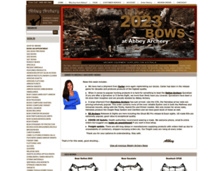 abbeyarchery.com screenshot