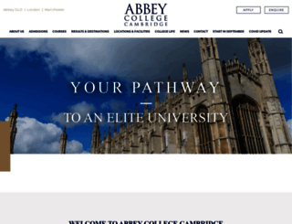 abbeycambridge.co.uk screenshot