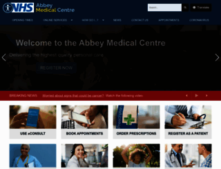 abbeymc.co.uk screenshot