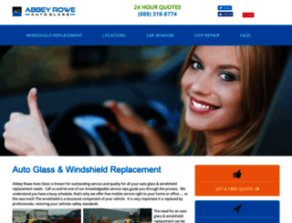 abbeyroweautoglass.com screenshot