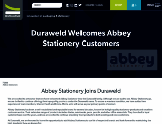 abbeystationery.com screenshot