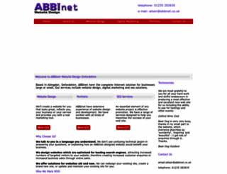 abbinet.co.uk screenshot