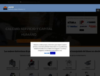 abbmaquinas.com screenshot