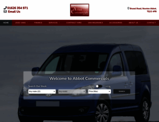 abbotcommercials.co.uk screenshot