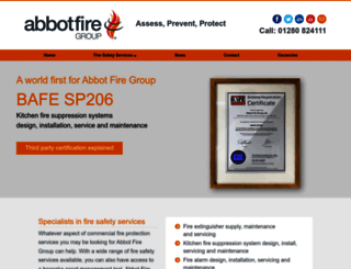 abbotfiregroup.co.uk screenshot