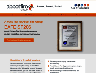 abbotfiregroup.co.uk screenshot