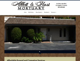 abbottandhastmortuary.net screenshot