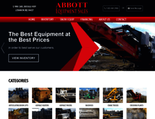 abbottequipmentsales.com screenshot