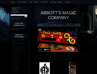 abbottmagic.com screenshot