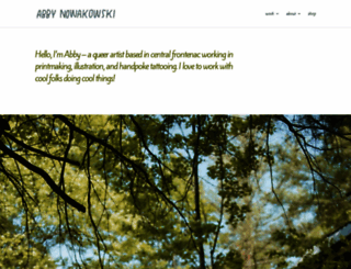 abbynowakowski.com screenshot