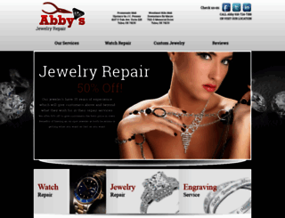 abbysjewelryrepair.com screenshot