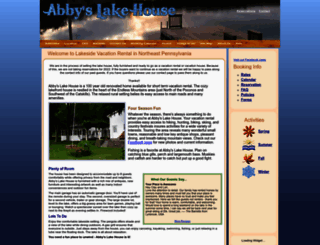 abbyslakehouse.com screenshot