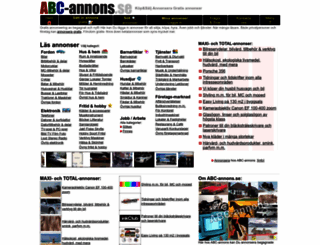 abc-annons.se screenshot