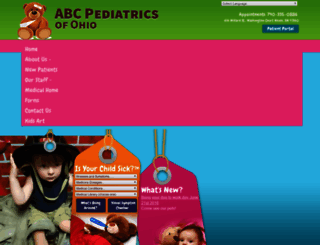 abc-pediatrics.org screenshot