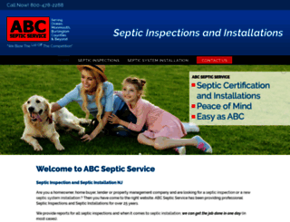 abc-septic-service.com screenshot