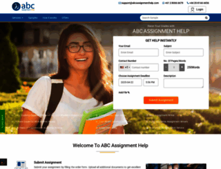 abcassignmenthelp.com screenshot