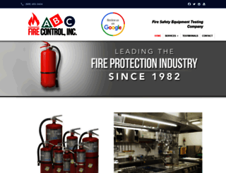 abcfirecontrol.com screenshot